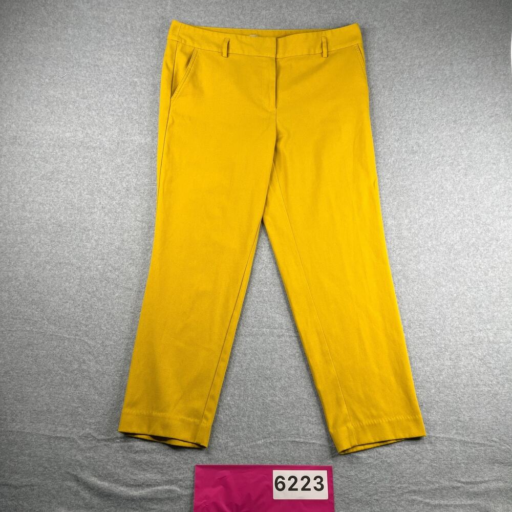 Loft Chino Pants Womens Size 12 Yellow Casual Office